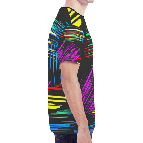 New Pattern factory 2A by JamColors New All Over Print T-shirt for Men (Model T45)