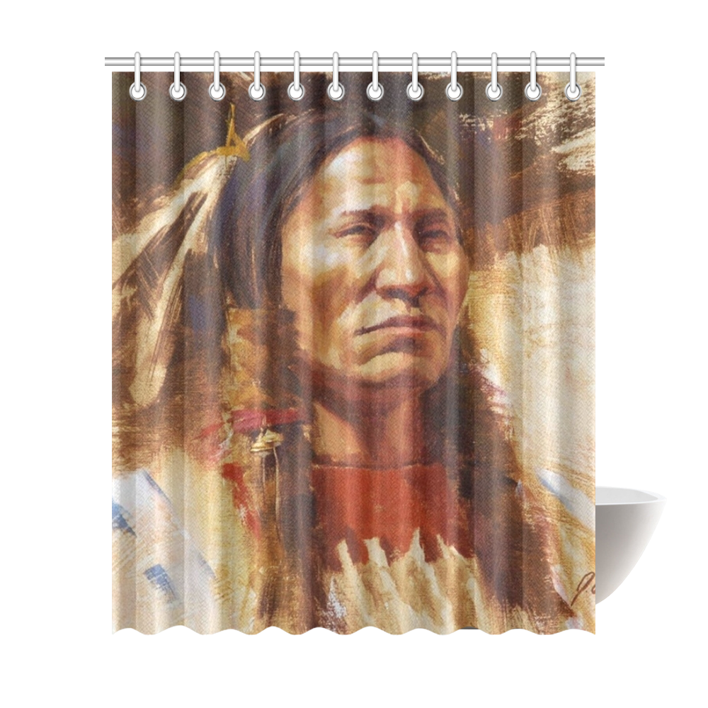 Native American Shower Curtain 72"x84"