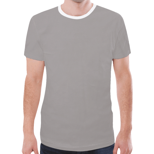 Ash New All Over Print T-shirt for Men (Model T45)