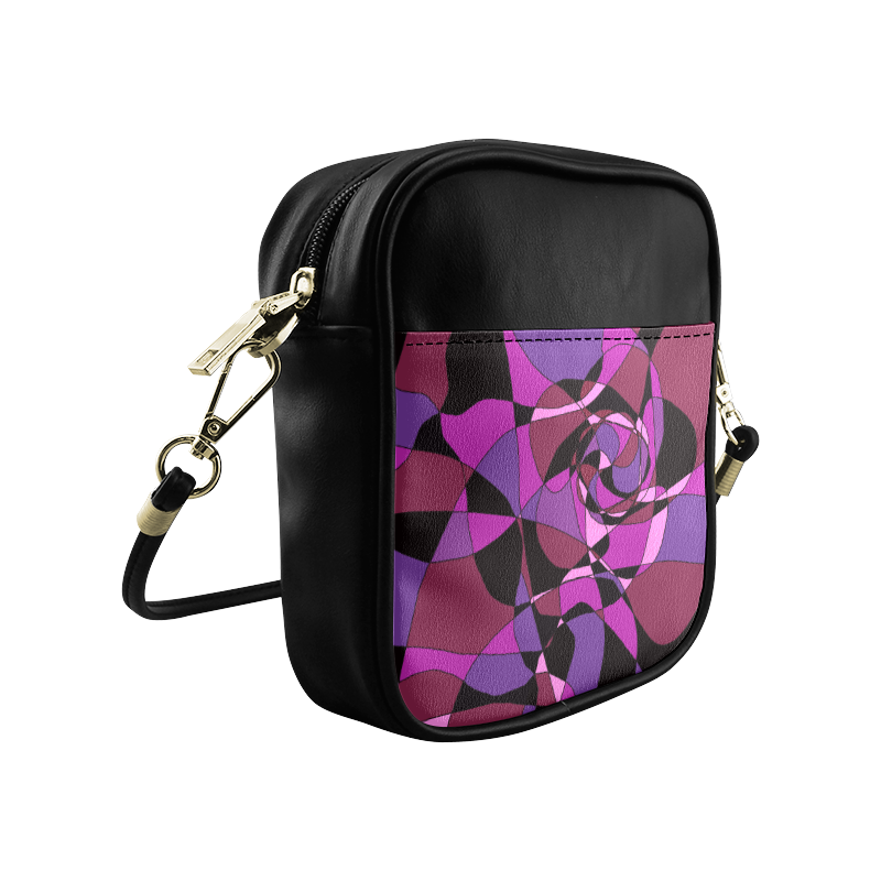 Abstract Design #6 Sling Bag (Model 1627)