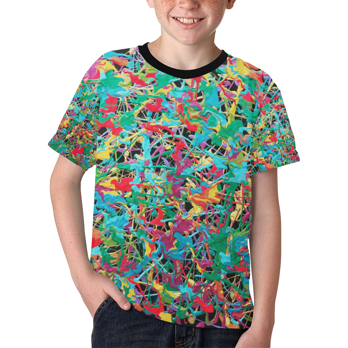 Occupied Kids' All Over Print T-shirt (Model T65)