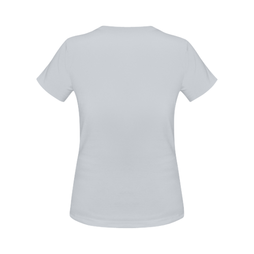 Brilliant Star Mandala Grey Women's Classic T-Shirt (Model T17）