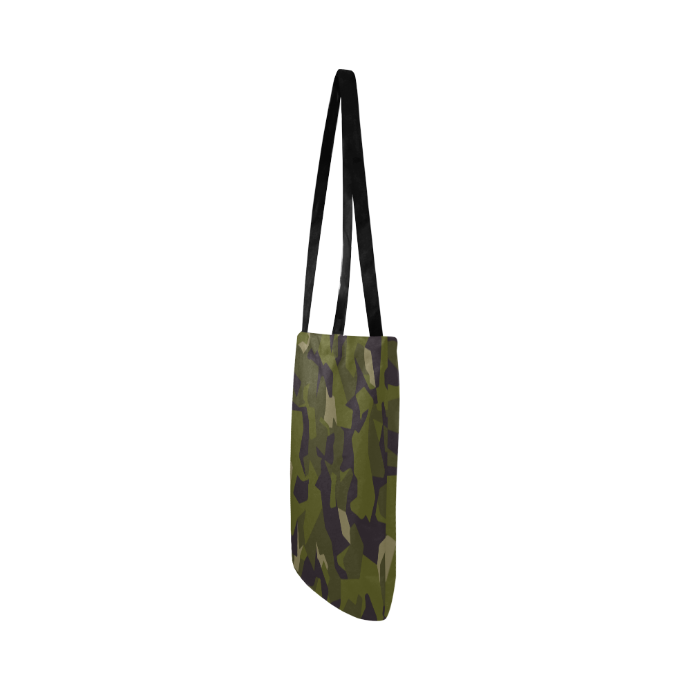 Swedish M90 woodland camouflage Reusable Shopping Bag Model 1660 (Two sides)