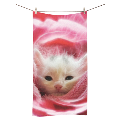 Kitty Loves Pink Bath Towel 30"x56"