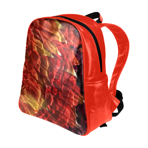 Muscled Petals Multi-Pockets Backpack (Model 1636)
