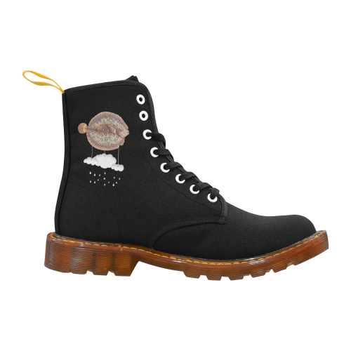The Cloud Fish Surreal Martin Boots For Women Model 1203H