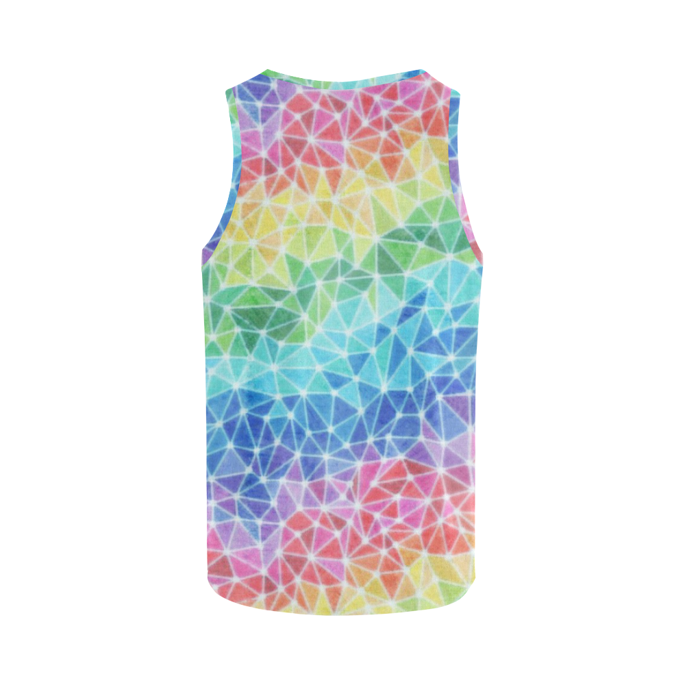 Brain Waves All Over Print Tank Top for Women (Model T43)