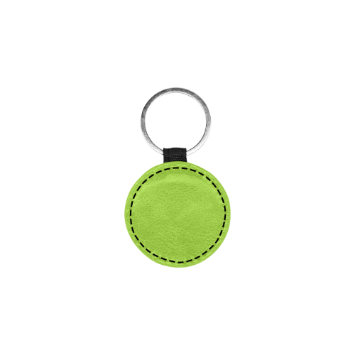 color yellow green Round Pet ID Tag