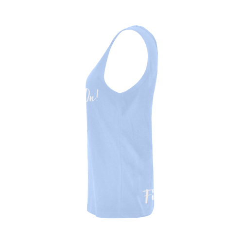 Fish on- blue skys All Over Print Tank Top for Women (Model T43)