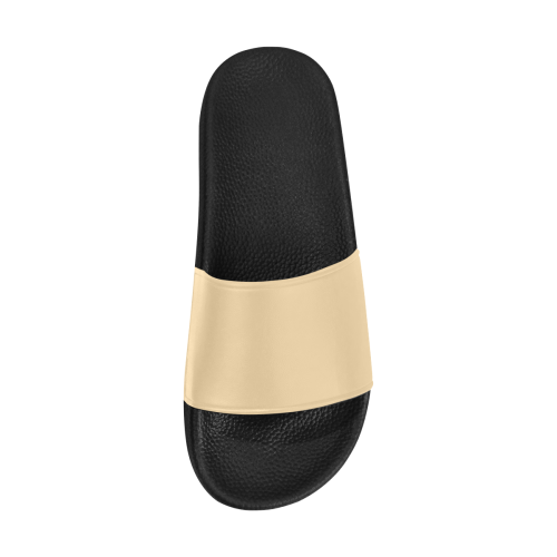 color navajo white Men's Slide Sandals (Model 057)