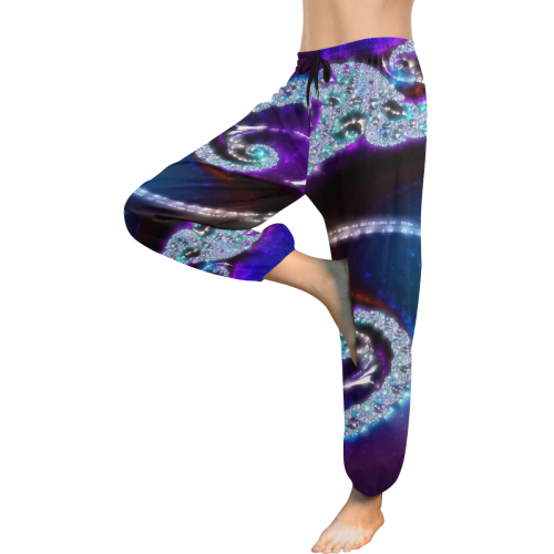 :The Other Side: Women's All Over Print Harem Pants (Model L18)