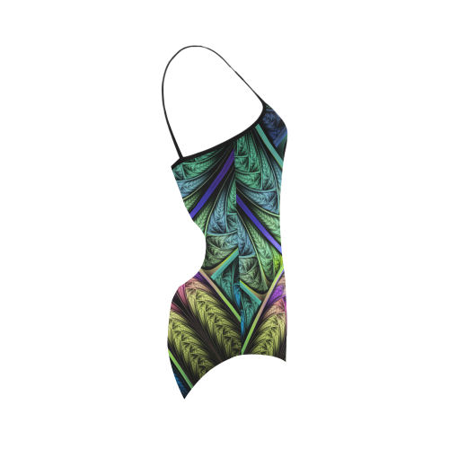 Classical Fractal Strap Swimsuit ( Model S05)