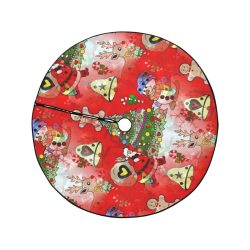 Christmas by Nico Bielow Christmas Tree Skirt 47" x 47"