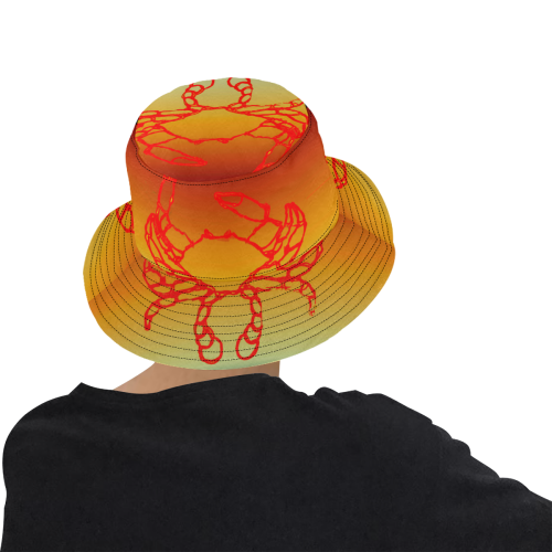 SUN CRABZ All Over Print Bucket Hat for Men