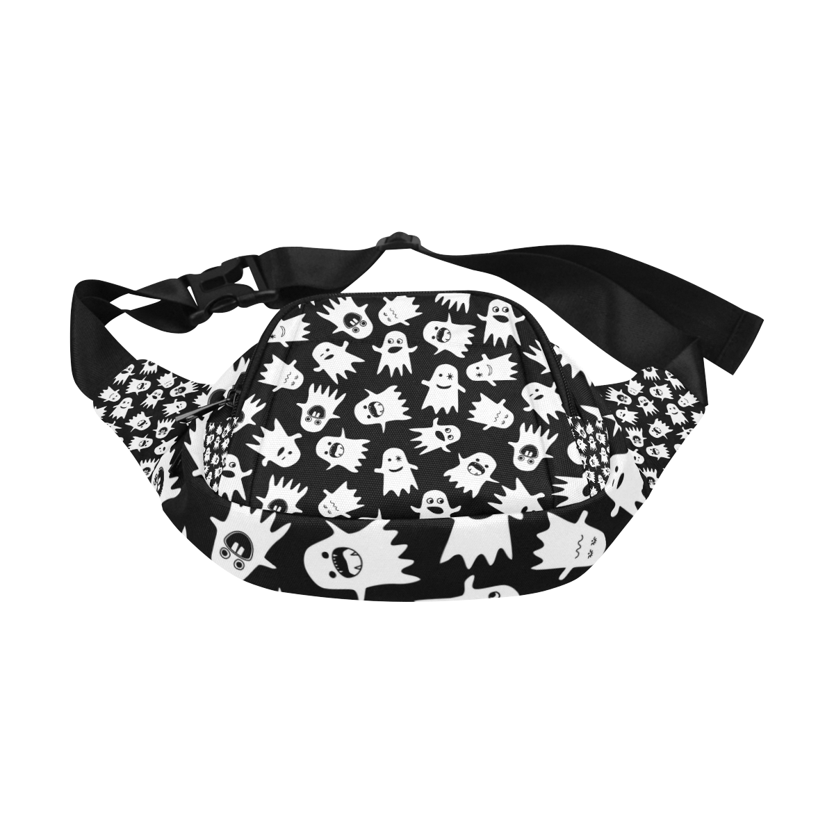 Halloween Ghosts Fanny Pack/Small (Model 1677)