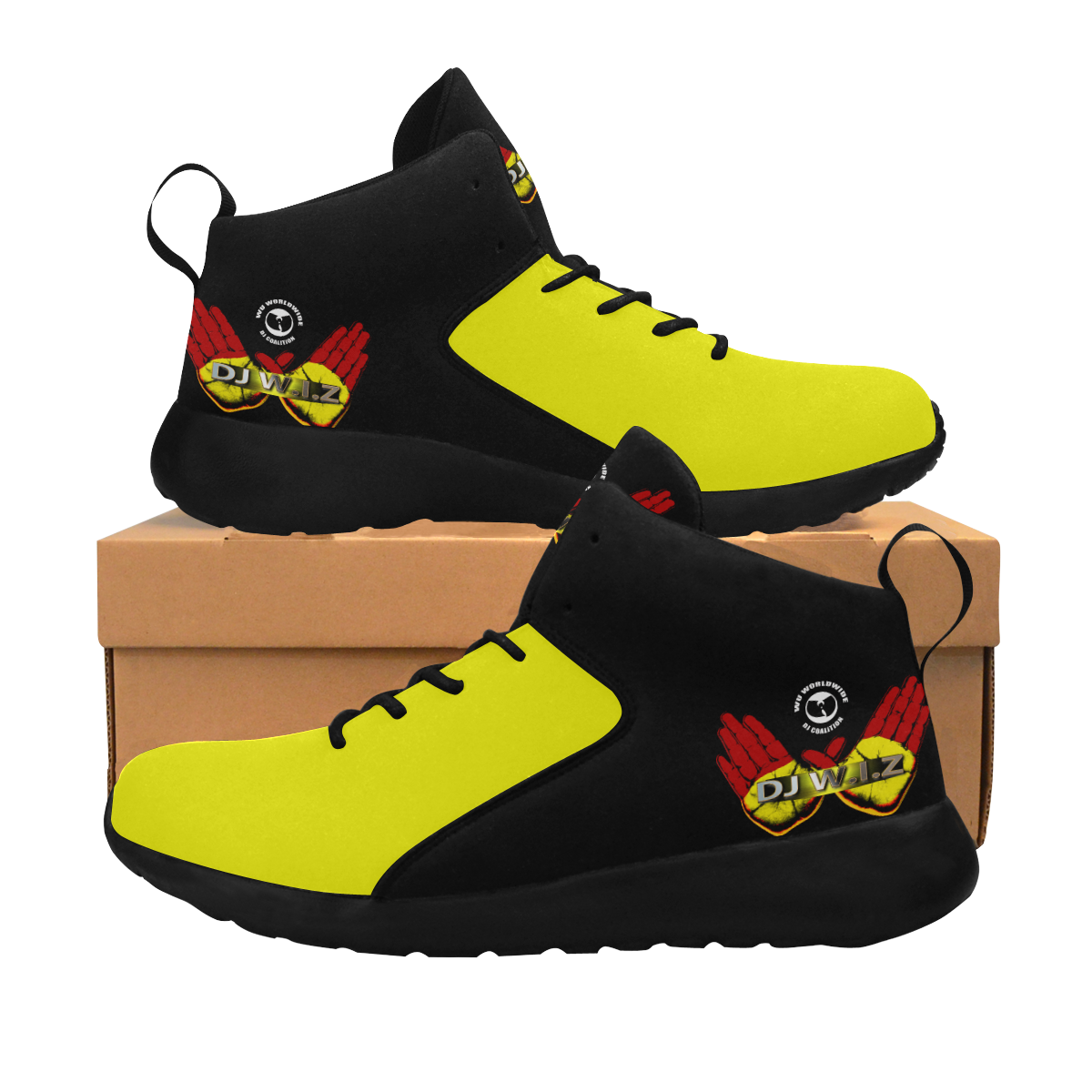 DJ W.I.Z WuShoe Yellow Men's Chukka Training Shoes (Model 57502)