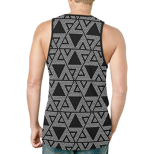 Polka Dots Party New All Over Print Tank Top for Men (Model T46)