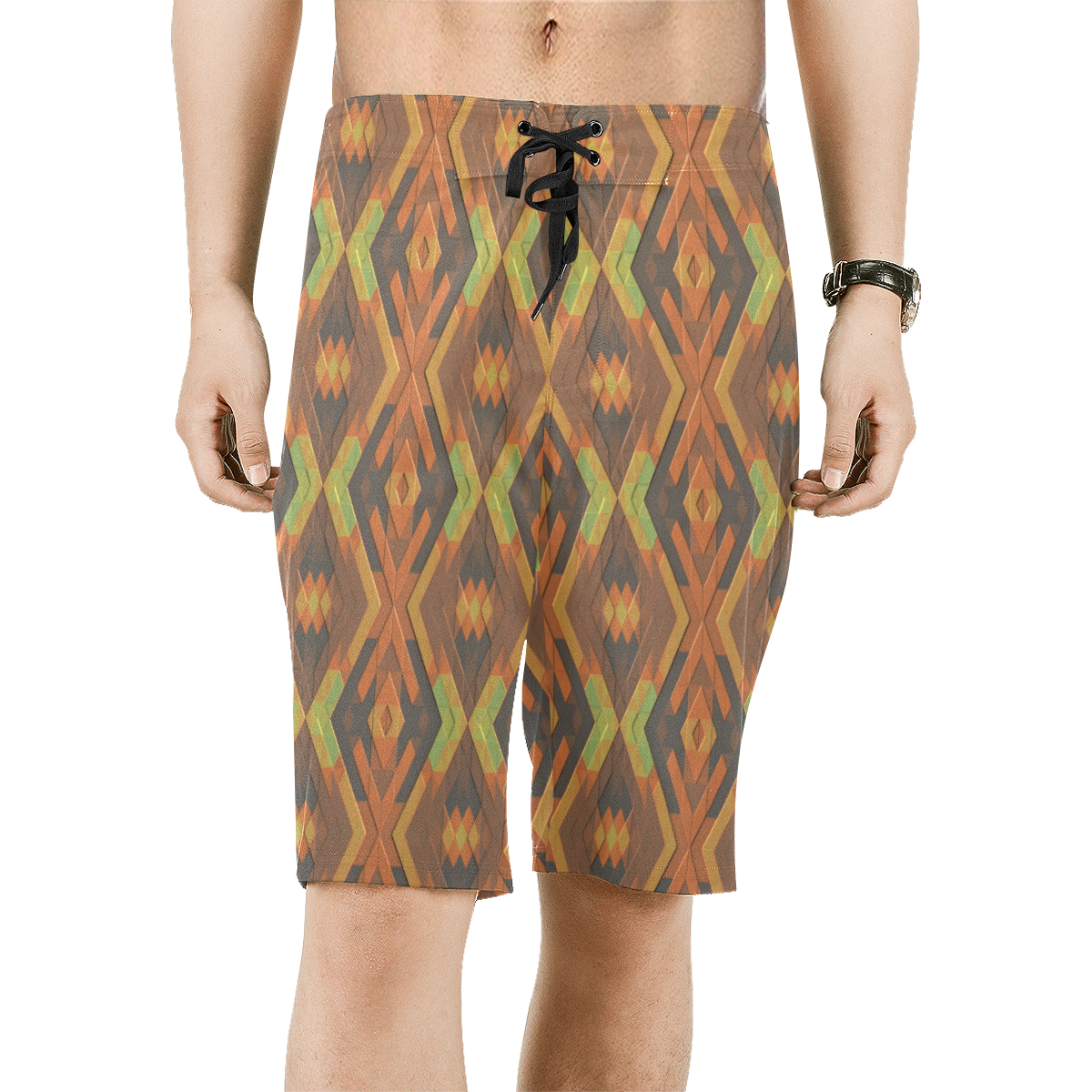 In the Fall Men's All Over Print Board Shorts (Model L16)