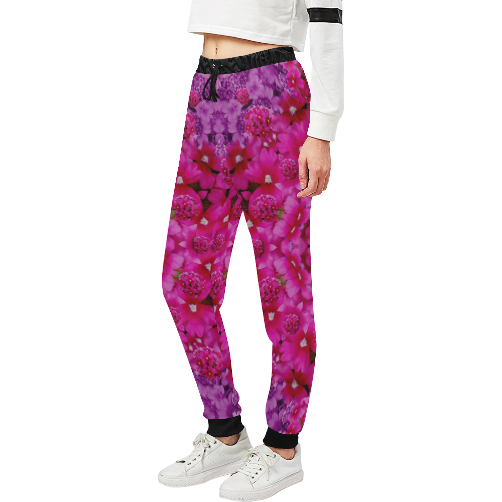 flower suprise to love and enjoy Unisex All Over Print Sweatpants (Model L11)