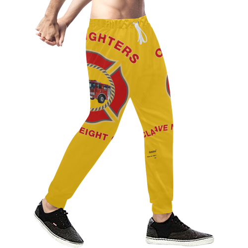 WEighting For A Fire Men's All Over Print Sweatpants (Model L11)