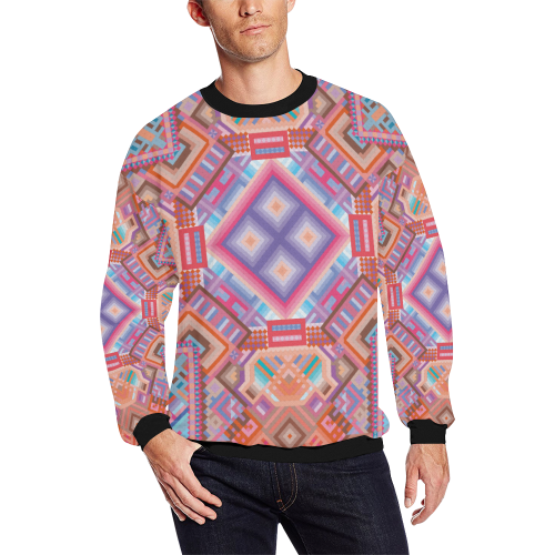 Researcher All Over Print Crewneck Sweatshirt for Men (Model H18)