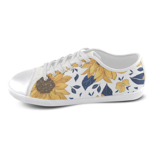 Sunflower LG Women's Canvas Shoes Canvas Shoes for Women/Large Size (Model 016)