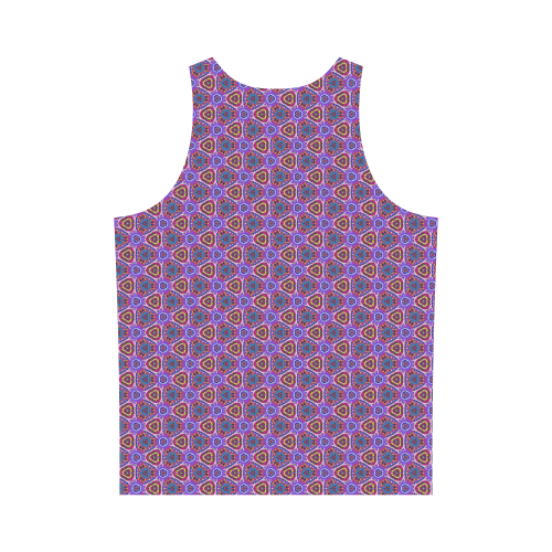 Purple Doodles - Hidden Smiles All Over Print Tank Top for Men (Model T43)