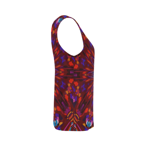 Blossom All Over Print Tank Top for Women (Model T43)