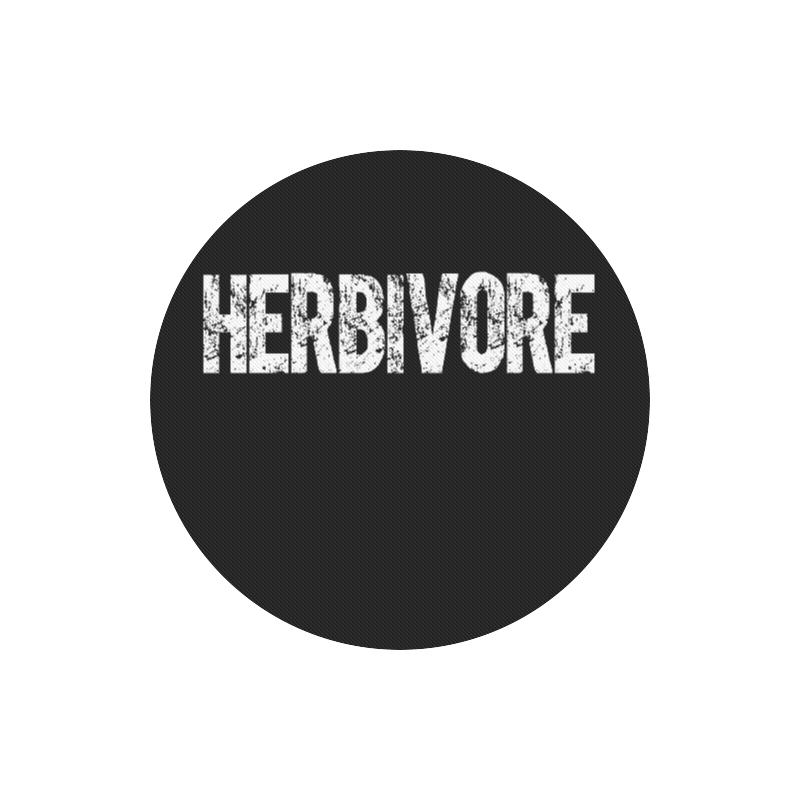 Herbivore (vegan) Round Mousepad