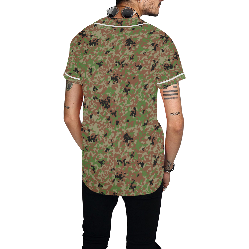 Japanese 1991 jietai winter Camouflage All Over Print Baseball Jersey for Men (Model T50)