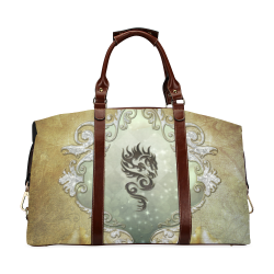 Awesome tribal dragon Classic Travel Bag (Model 1643) Remake