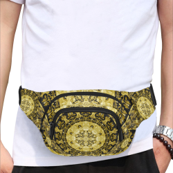 watercolor mandala7 Fanny Pack/Small (Model 1677)