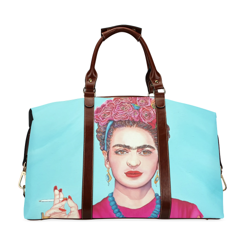FRIDA IN THE PINK Classic Travel Bag (Model 1643) Remake