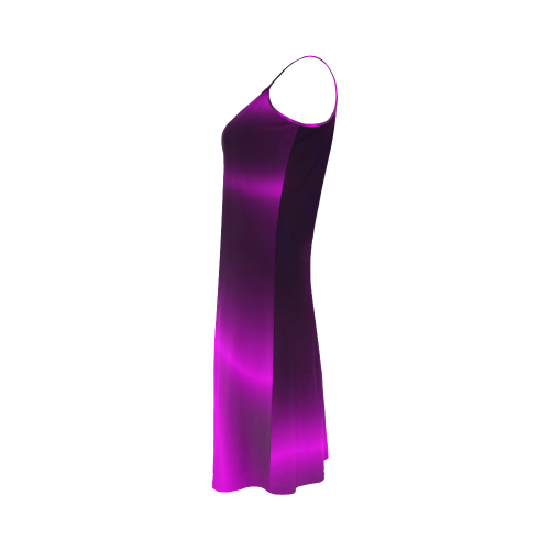 Purple Blossom Alcestis Slip Dress (Model D05)