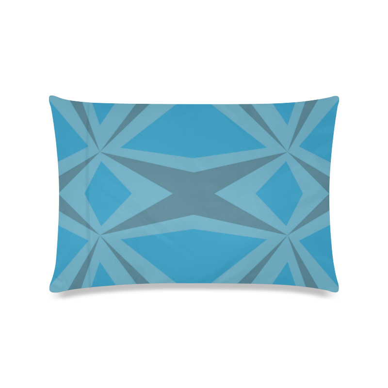 Abstract pattern geometric backgrounds Custom Zippered Pillow Case 16"x24"(Twin Sides)
