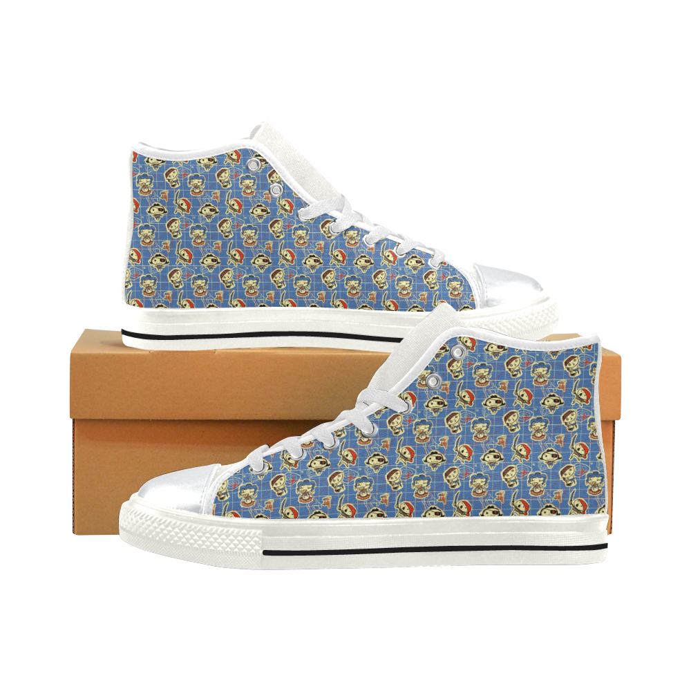 41kd High Top Canvas Shoes for Kid (Model 017)