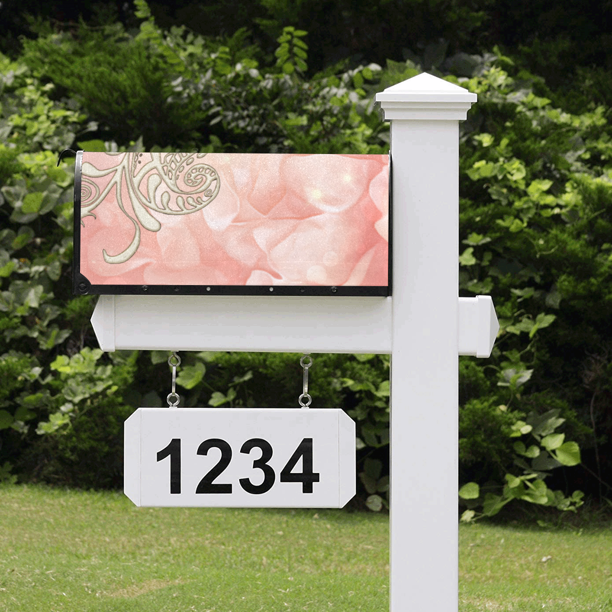 Wonderful flowers Mailbox Cover