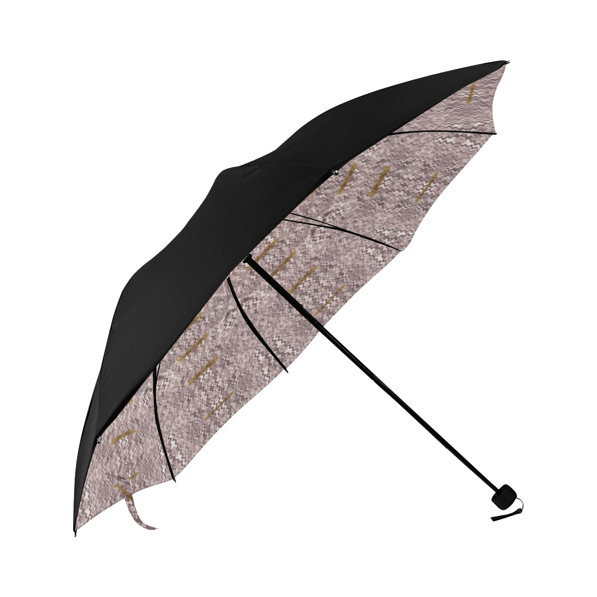 festive elegant glamorous star look Anti-UV Foldable Umbrella (Underside Printing) (U07)