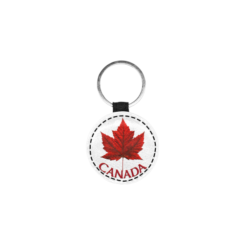 Canada Souvenir Round Pet ID Tag