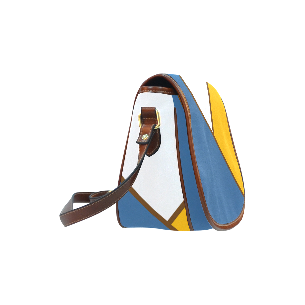 Color Ligth handbag Saddle Bag/Small (Model 1649) Full Customization