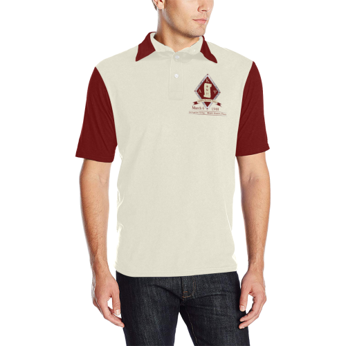 Middle Eastern Polos Men's All Over Print Polo Shirt (Model T55)