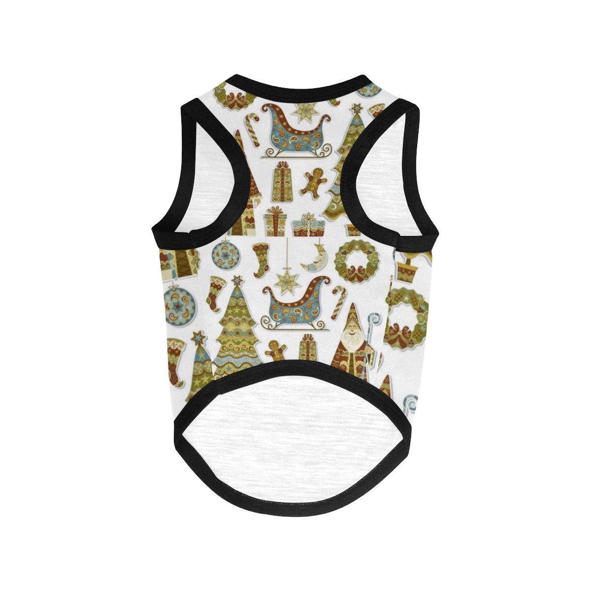A very Vintage Christmas dog coat All Over Print Pet Tank Top