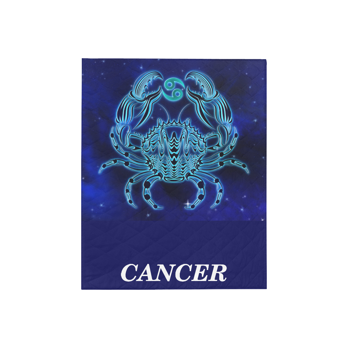 Cancer design Quilt 40"x50"
