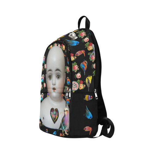 All the Birds and Roses and a Creepy Doll Fabric Backpack for Adult (Model 1659)