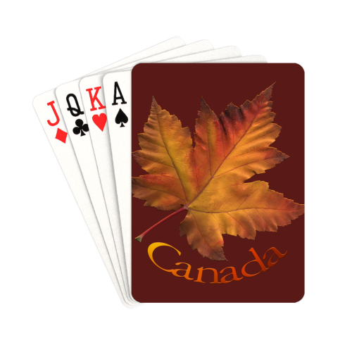 Canada Autumn Souvenir Playing Cards 2.5"x3.5"
