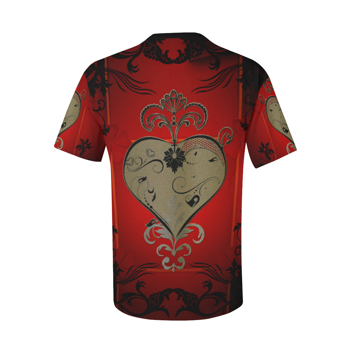 Wonderful decorative heart Men's All Over Print T-Shirt with Chest Pocket (Model T56)
