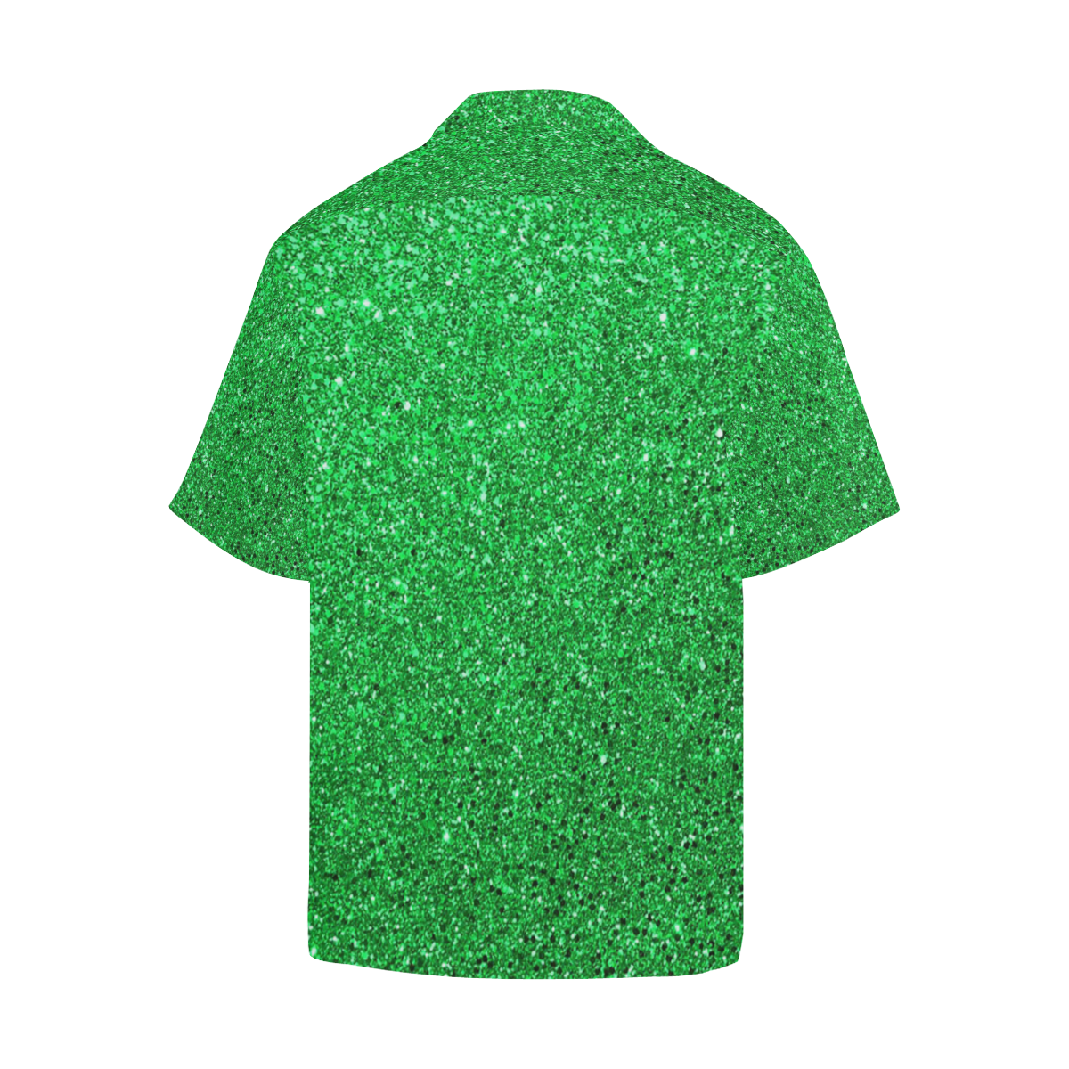 green glitter Hawaiian Shirt (Model T58)