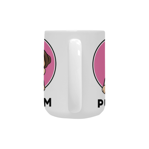 PUG MOM Custom Ceramic Mug (15OZ)