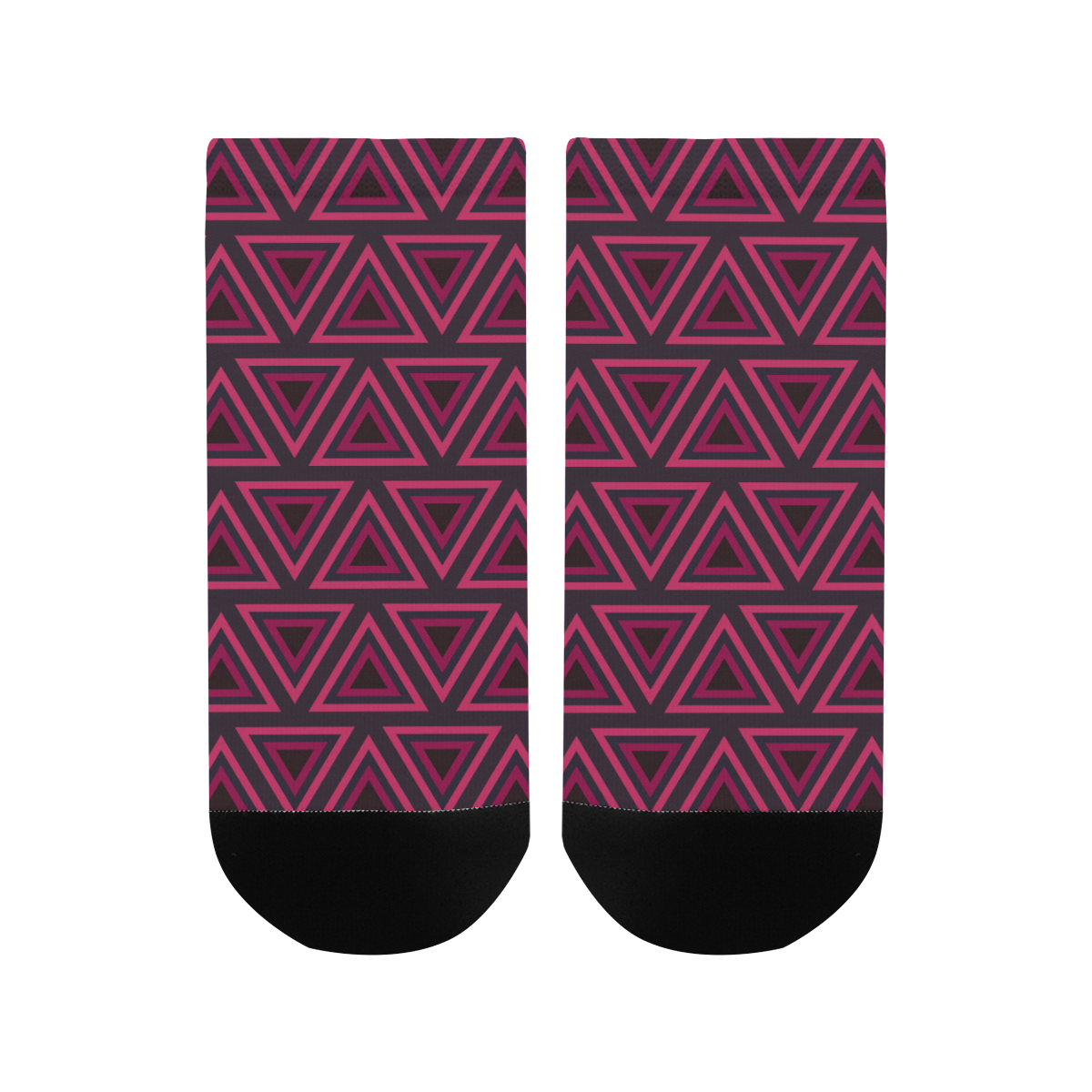 Tribal Ethnic Triangles Men's Ankle Socks