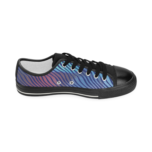Colors and Stripes Women's Classic Canvas Shoes (Model 018)